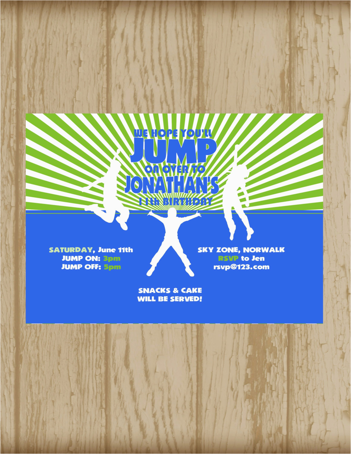 Trampoline Park Birthday Party Invitations Trampoline Park Party Invitation Printable by