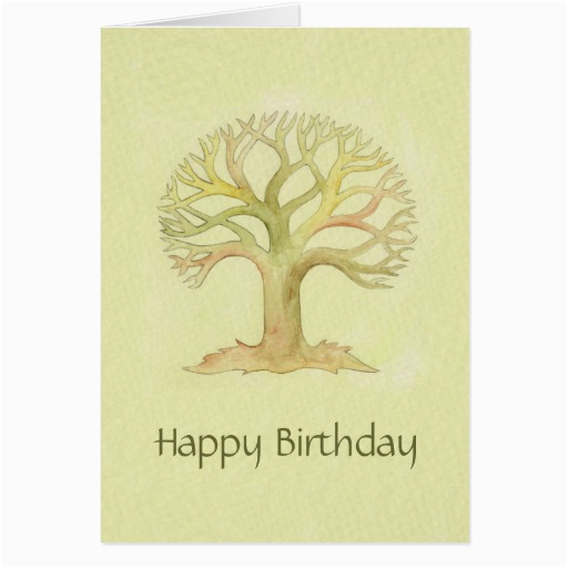 Tree Of Life Birthday Card Colorful Tree Of Life Birthday Card Zazzle