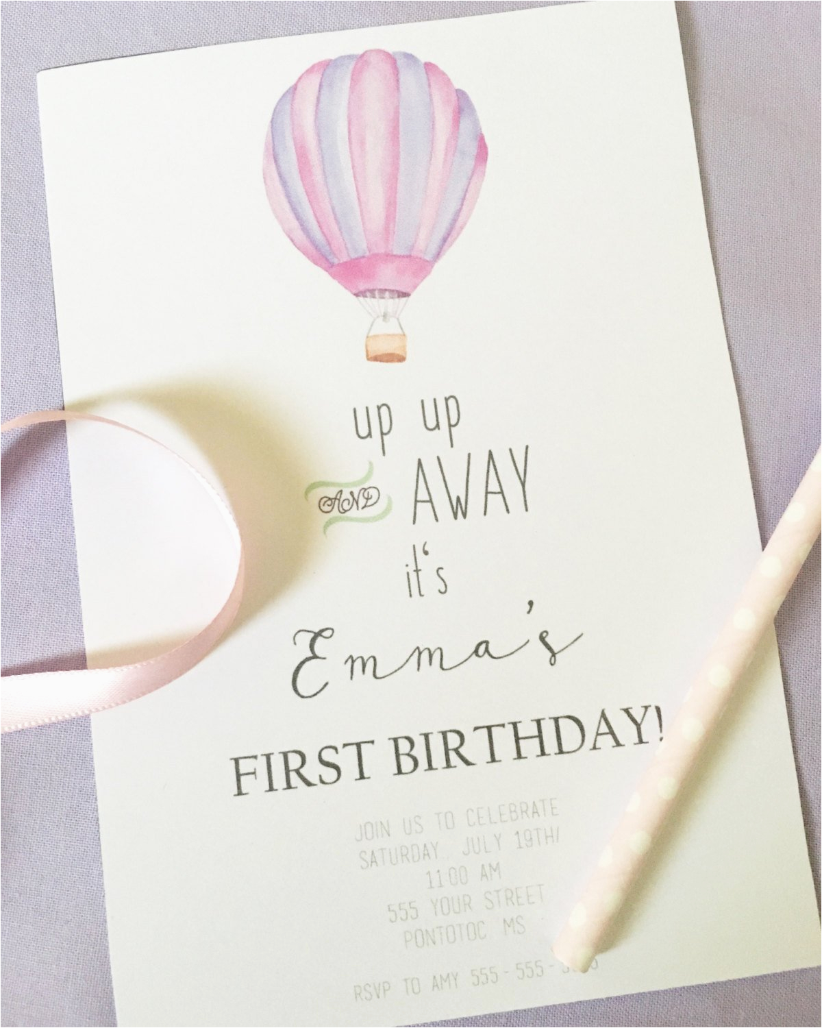 Up Up and Away Birthday Invitations Up Up and Away Invitation Children 39 S Birthday Invitation