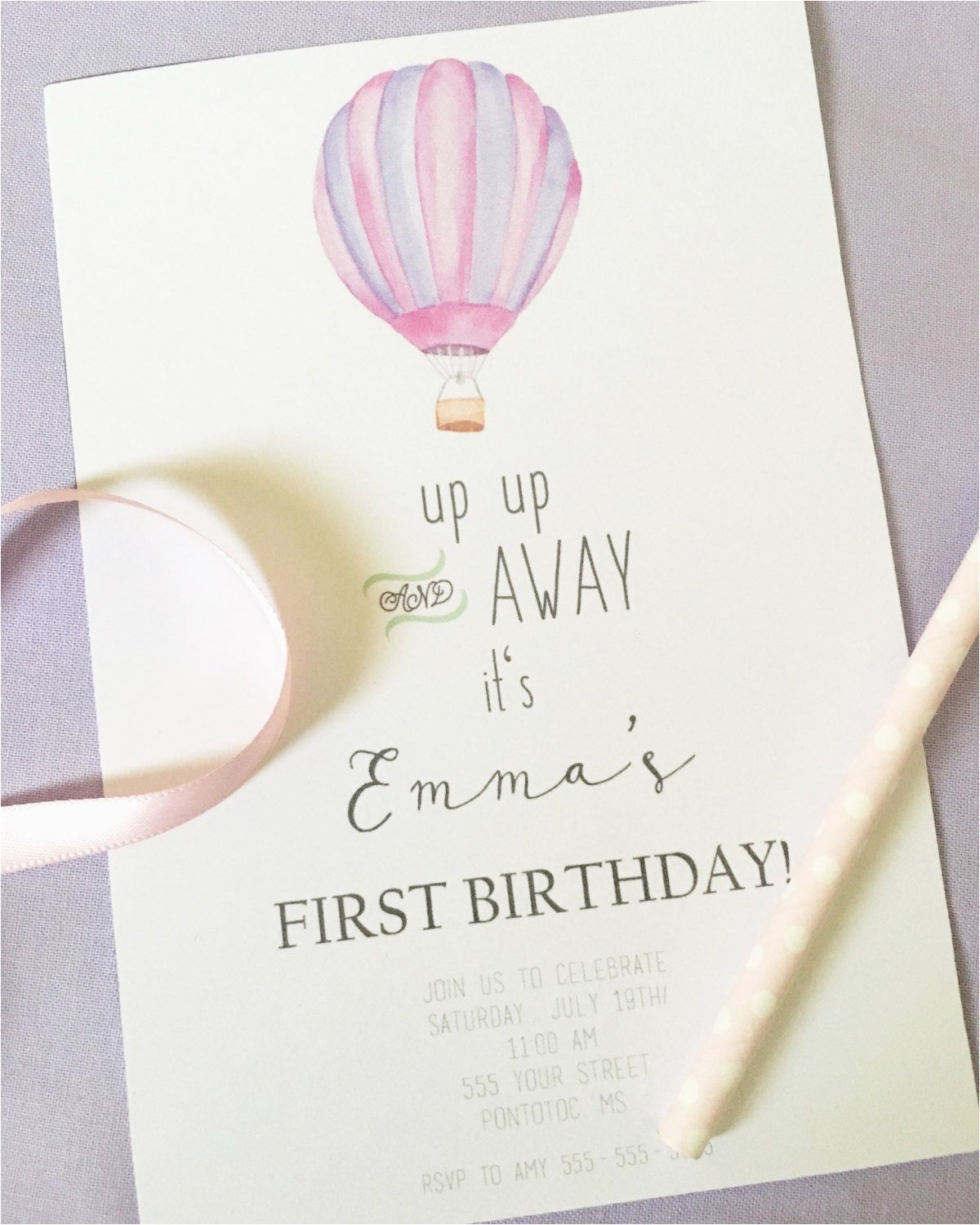 Up Up and Away Birthday Invitations Up Up and Away Invitation Children 39 S Birthday Invitation
