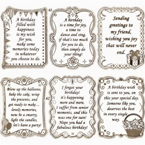 Printable Birthday Cards Verses