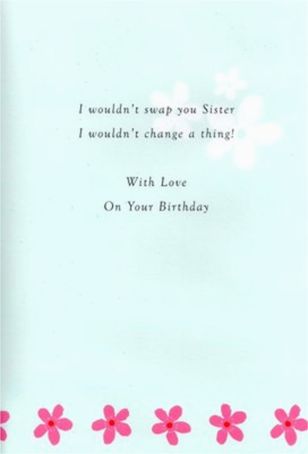 Verses for Birthday Cards for Sister Sister Birthday Poetry In Motion Card Cards Love Kates