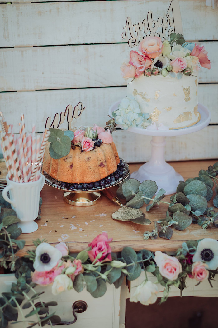 Vintage 1st Birthday Decorations Kara 39 S Party Ideas Whimsical Vintage 1st Birthday Party