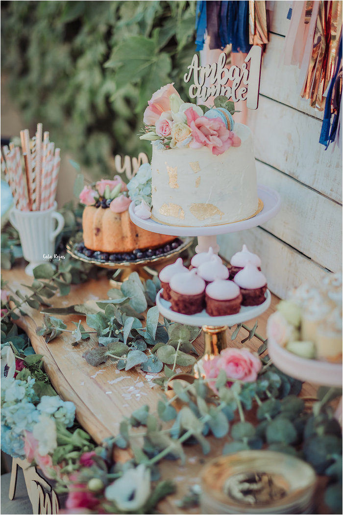 Vintage 1st Birthday Decorations Kara 39 S Party Ideas Whimsical Vintage 1st Birthday Party
