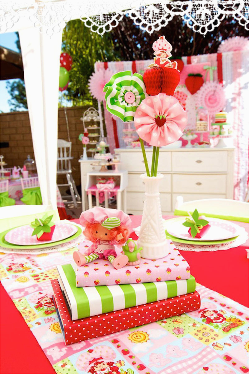 Vintage 1st Birthday Decorations Vintage Strawberry Shortcake 1st Birthday Party Minted