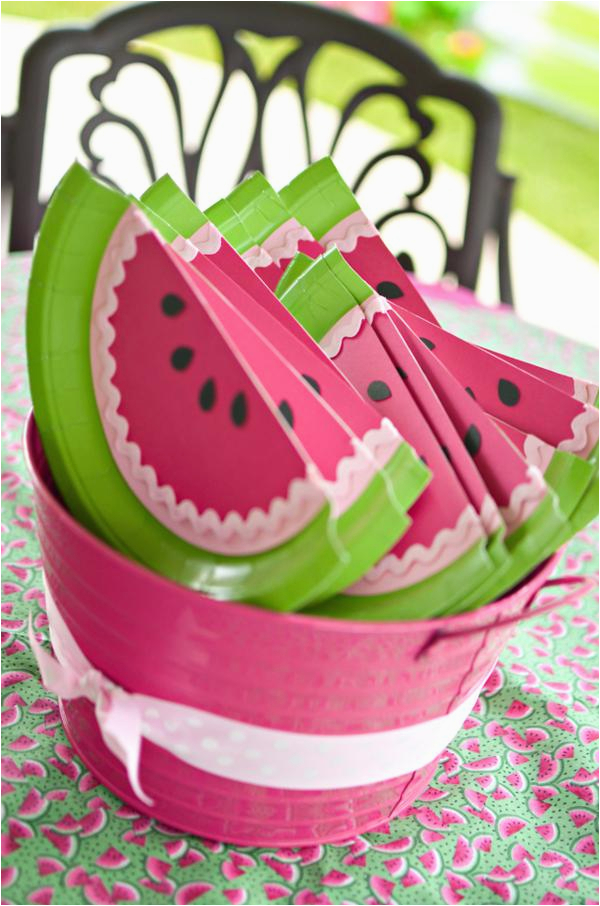 Watermelon Birthday Party Decorations Kara 39 S Party Ideas Watermelon Fruit Summer Girl 1st