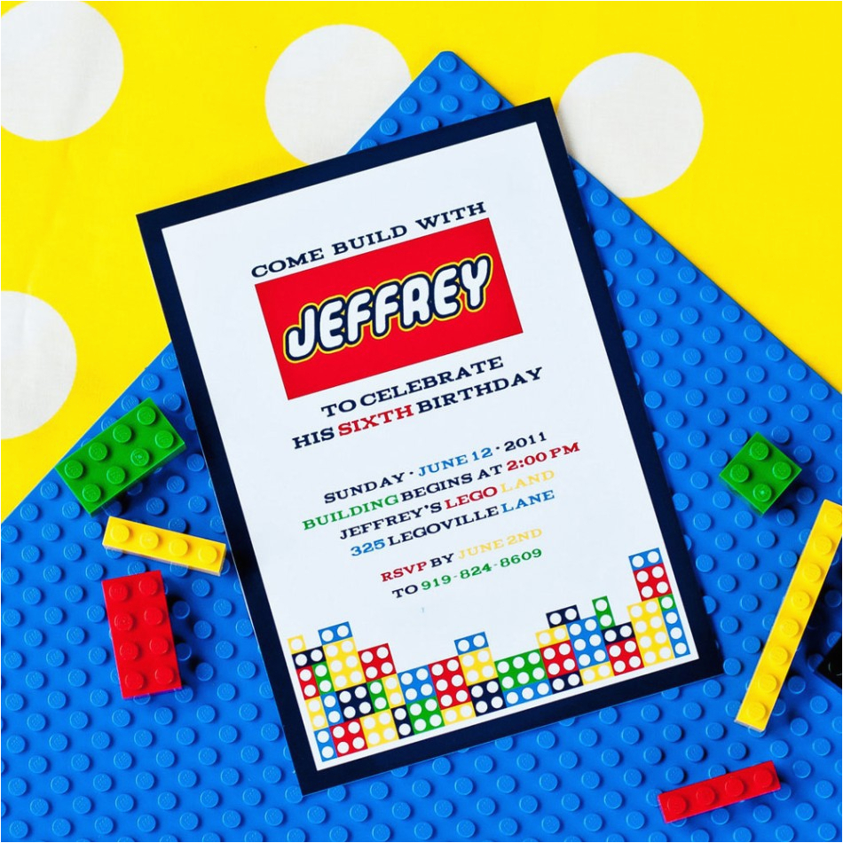 Where to Buy Lego Birthday Invitations Lego Birthday Invitations Free Ideas Egreeting Ecards