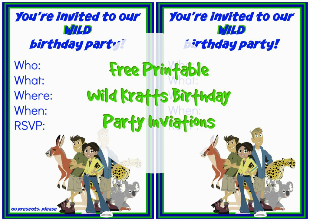 Wild Kratts Birthday Party Invitations Dr Seuss Birthday Party Suzy Homeschooler