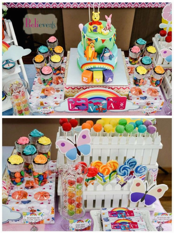 Winnie the Pooh Decorations for Birthday Colorful Winnie the Pooh Birthday Birthday Party Ideas