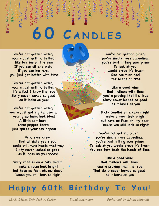 How To Write A 60th Birthday Card