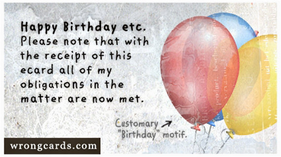 Wrong Cards Birthday 1000 Images About Birthday On Pinterest