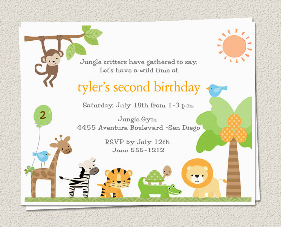 Zoo themed Birthday Party Invitations Zoo Birthday Party Invitations Bagvania Invitations Ideas