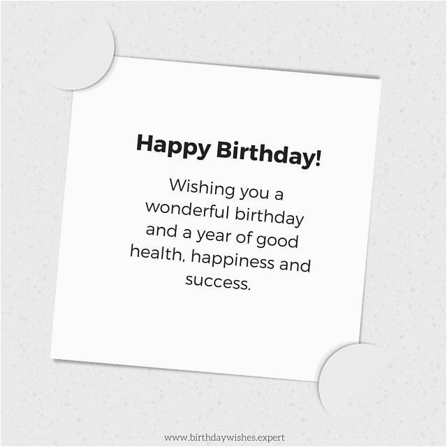 Formal Happy Birthday Wishes Quotes Following Protocol formal Birthday Wishes