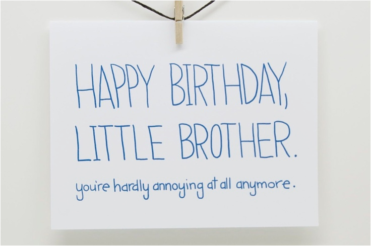 Funny Happy Birthday Little Brother Quotes Cute Little Brother Quotes Quotesgram