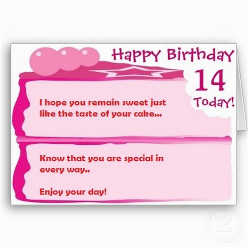 Happy 14th Birthday Daughter Quotes Happy 14th Birthday Quotes Wishesgreeting