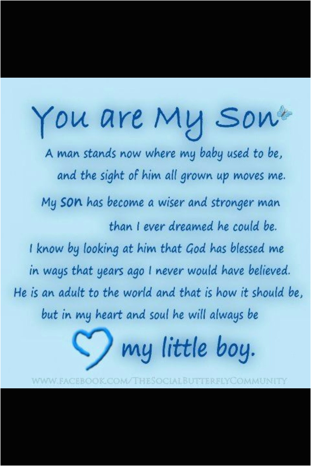 Happy 18th Birthday son Quotes Happy Birthday to My son In Heaven Quotes Quotesgram