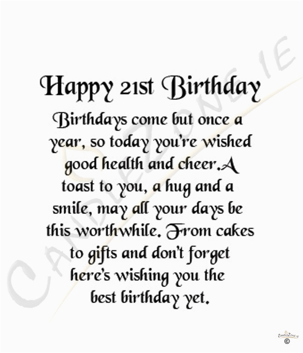 Happy 21st Birthday Quotes for Best Friends 21st Birthday Quotes for Friends Quotesgram