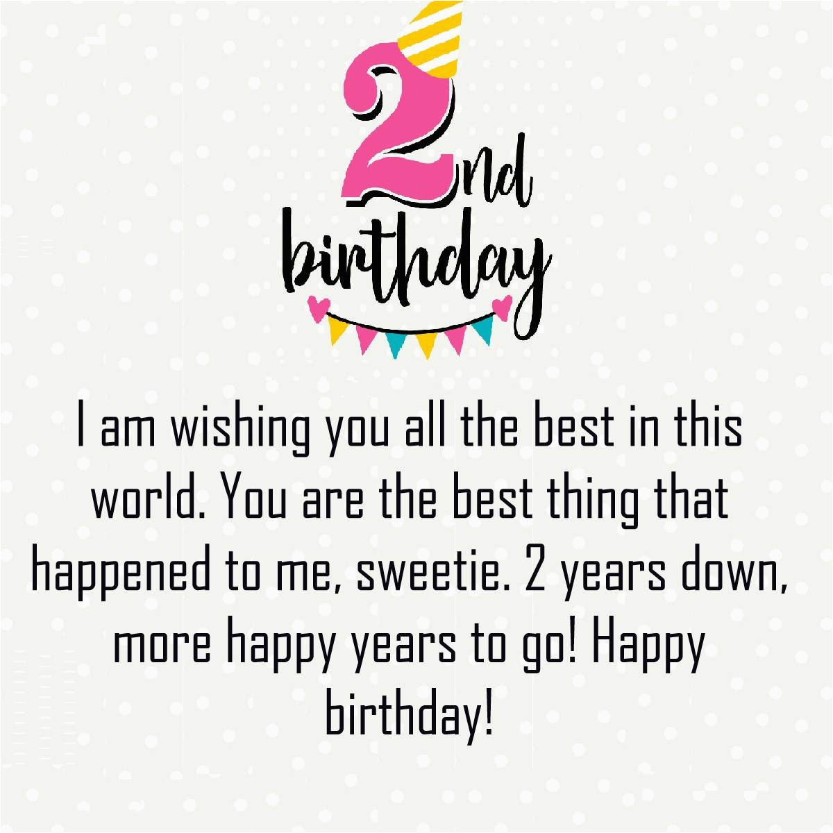 Happy 2nd Birthday Daughter Quotes Happy 2nd Birthday Quotes Wishes Status Images and