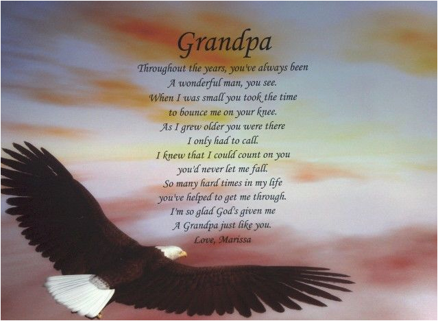 Happy Birthday Grandpa Quotes Poems Grandpa Poem Birthday Father 39 S Day or Christmas Gift