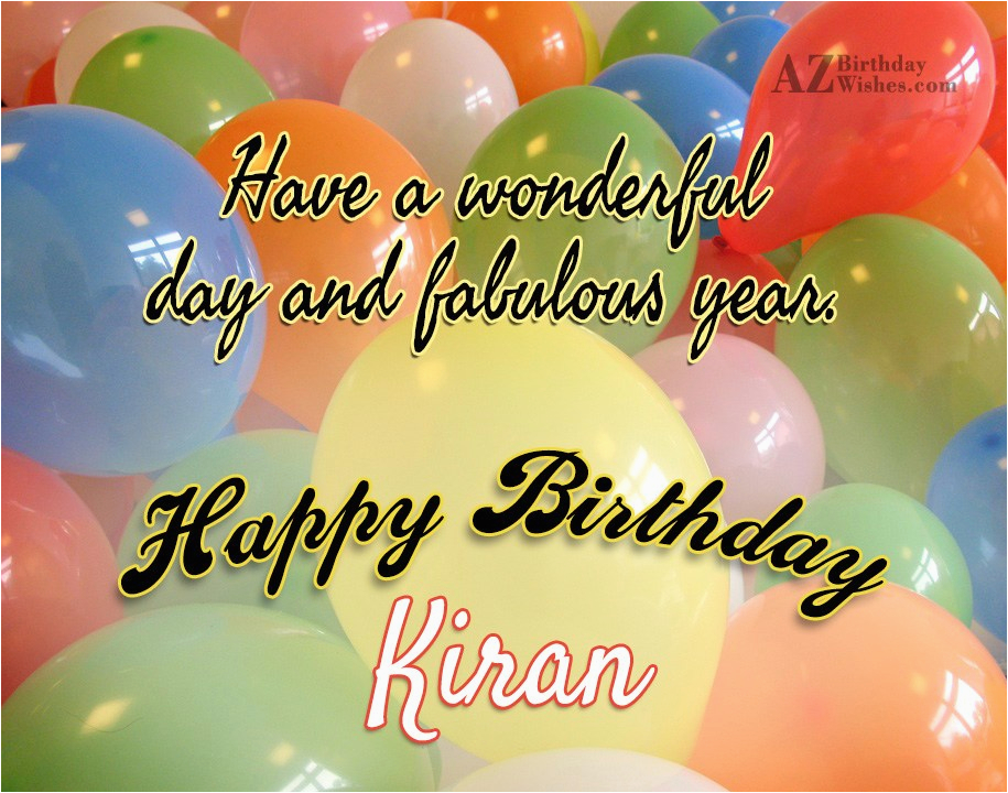 Happy Birthday Kiran Quotes Happy Birthday Kiran