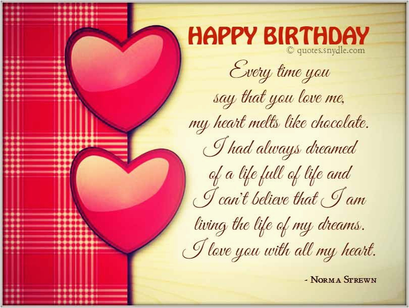 Happy Birthday Love Quotes for Boyfriends Boyfriend Happy Birthday Quotes Birthday Wishes Quotes