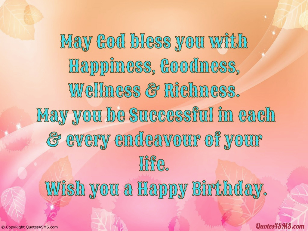 Happy Birthday May God Bless You Quotes | BirthdayBuzz