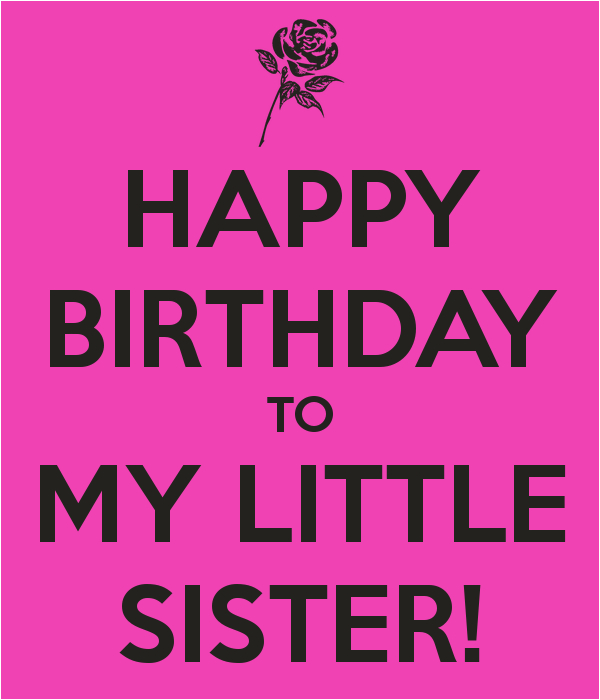 Happy Birthday My Little Sister Quotes Baby Sister Birthday Quotes Quotesgram