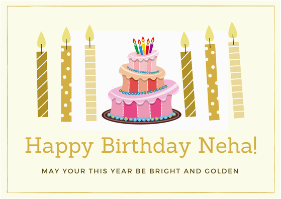 Happy Birthday Neha Quotes Latest 101 Happy Birthday Neha Cake Pictures Wishes