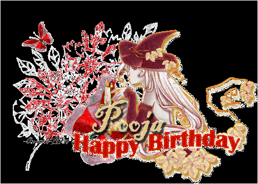 Happy Birthday Pooja Quotes Latest Happy Birthday Pooja Cake Images Wallpaper