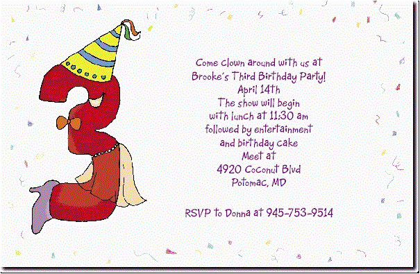 Happy Birthday Quotes for 3 Year Old Birthday Invitation Quotes for 3 Year Old Best Happy