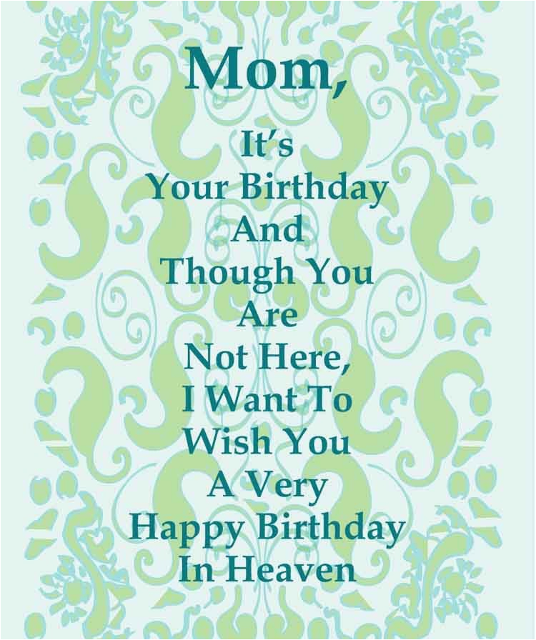 Happy Birthday Quotes for Mom that Has Passed Away Happy Birthday Quotes for Mom that Has Passed Away Image