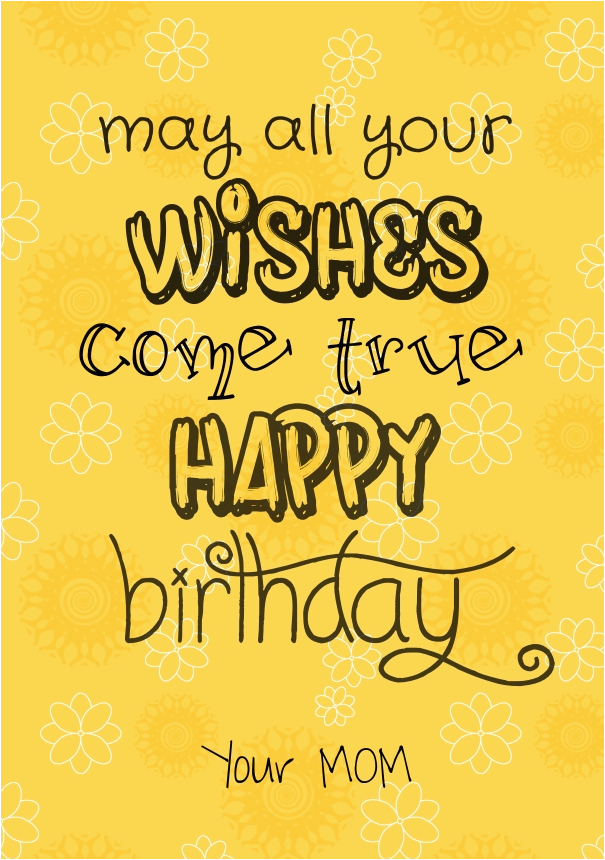 Happy Birthday Quotes From Mom to Daughter Happy Birthday Quotes for Daughter with Images