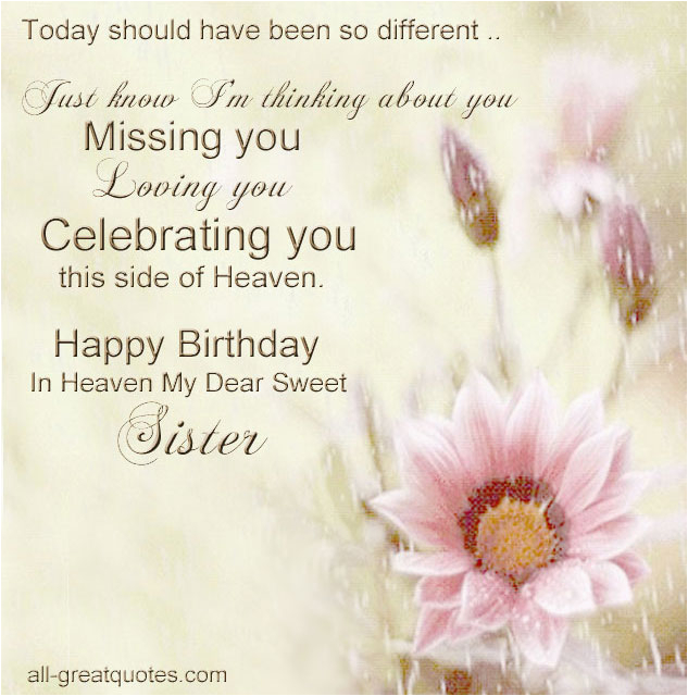 Happy Birthday Sister In Heaven Quotes Happy Birthday In Heaven Quotes for Facebook Quotesgram