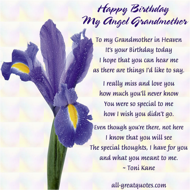 Happy Birthday to My Grandpa In Heaven Quotes Grandma In Heaven Quotes Quotesgram