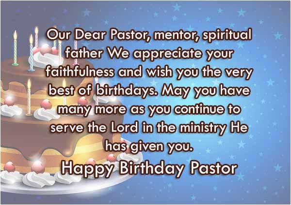 Happy Birthday to My Pastor Quotes | BirthdayBuzz