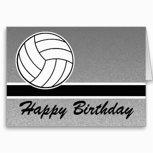 Happy Birthday Volleyball Quotes Volleyball Happy Birthday Card Card Making Pinterest