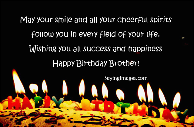 Happy Birthday Wishes to Brother Quote 20 Happy Birthday Wishes Quotes for Brother