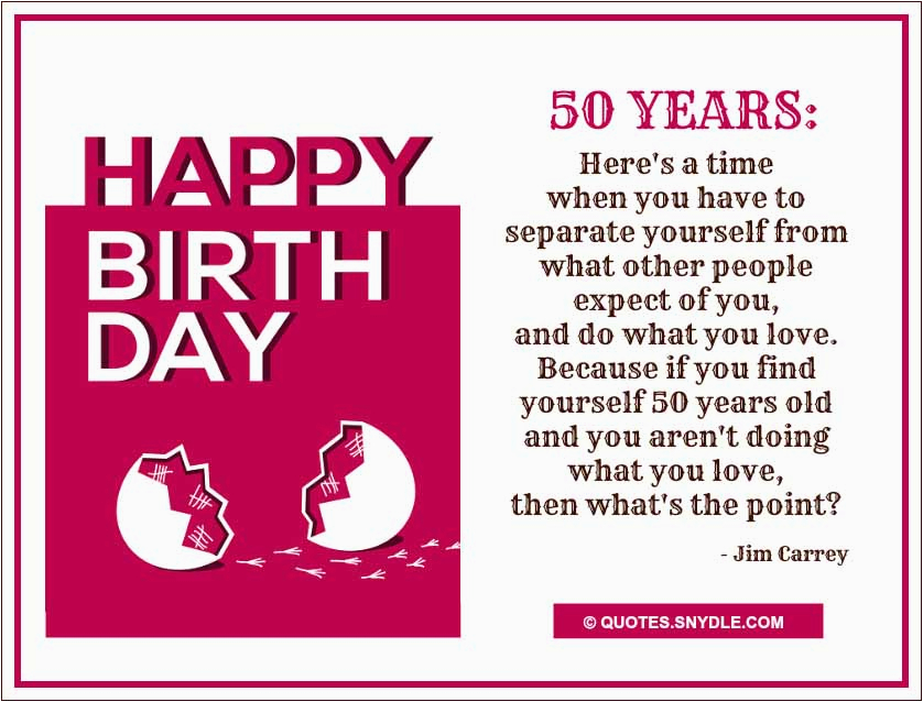 Happy Fiftieth Birthday Quotes 50th Birthday Quotes Quotes and Sayings