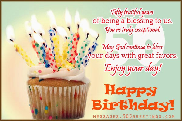 Happy Fiftieth Birthday Quotes 50th Birthday Wishes and Messages 365greetings Com