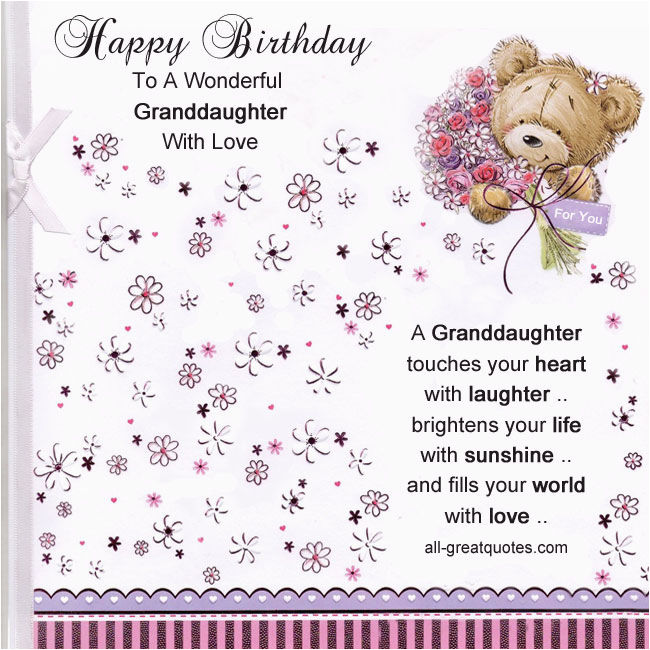 Happy First Birthday Granddaughter Quotes Happy 13th Birthday Granddaughter Quotes Quotesgram