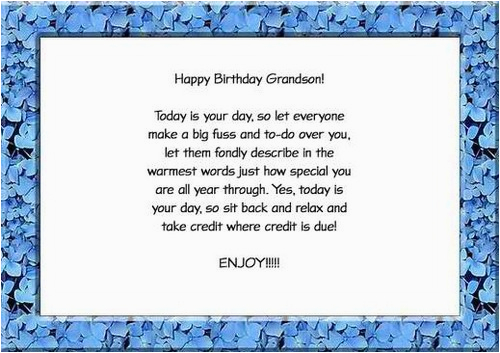 Happy First Birthday Quotes for Grandson 35 Happy Birthday Grandson Wishes Wishesgreeting