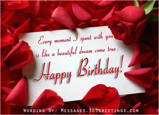 Romantic Happy Birthday Quotes for Girlfriend Romantic Birthday Wishes 365greetings Com