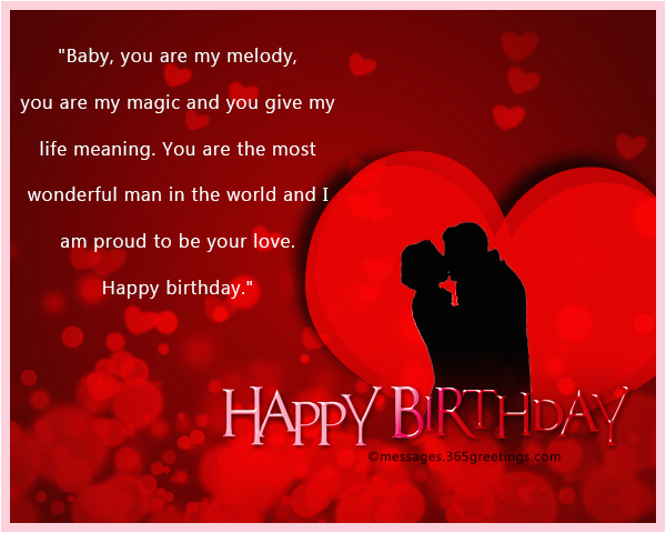 Romantic Happy Birthday Quotes for My Boyfriend Romantic Birthday Wishes 365greetings Com