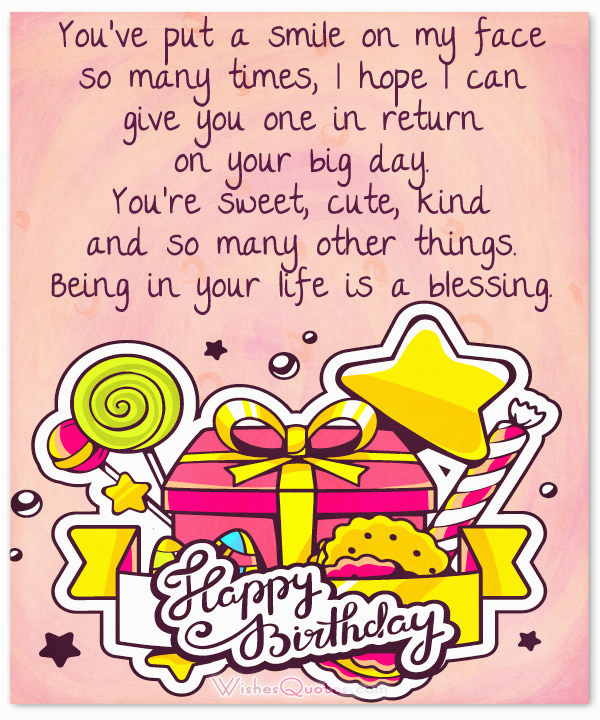 Sweet Happy Birthday Quote 100 Sweet Birthday Messages Adorable Birthday Cards