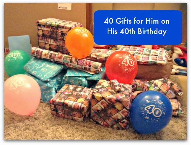 40 Year Birthday Gifts for Him 40 Gifts for Him On His 40th Birthday Stressy Mummy