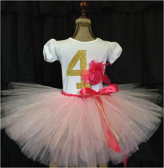 4th Birthday Girl Outfits Girl 39 S Fourth Birthday Outfit 4th Birthday Girl 39 S