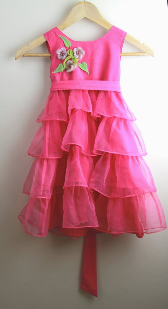 5 Year Old Birthday Girl Dress Beautiful Pink Dress 5 Year Old Birthday Girl Cotton