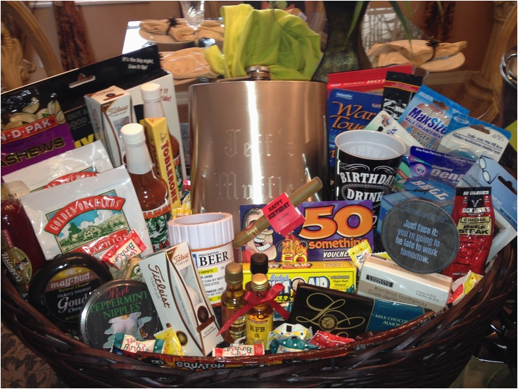 Best 50th Birthday Gifts for Him 50th Birthday Gift Basket for Him 50th Birthday Gift