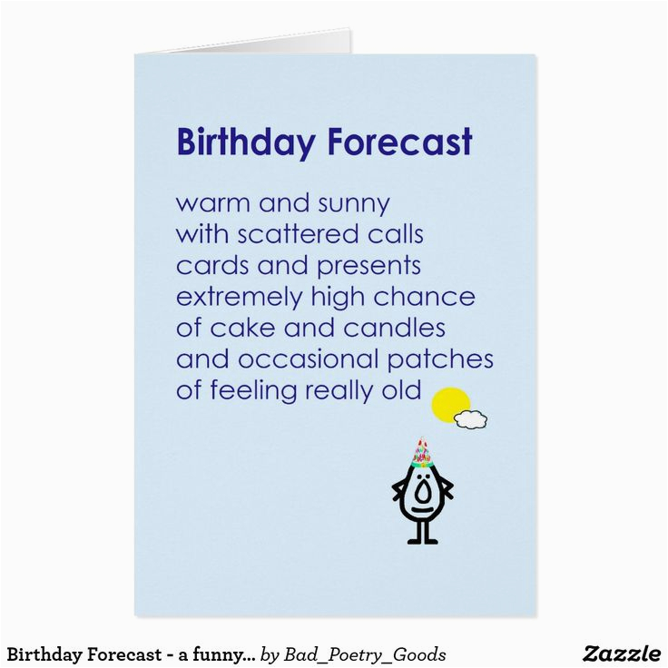 Birthday Card Rhymes Funny the 25 Best Funny Birthday Poems Ideas On Pinterest