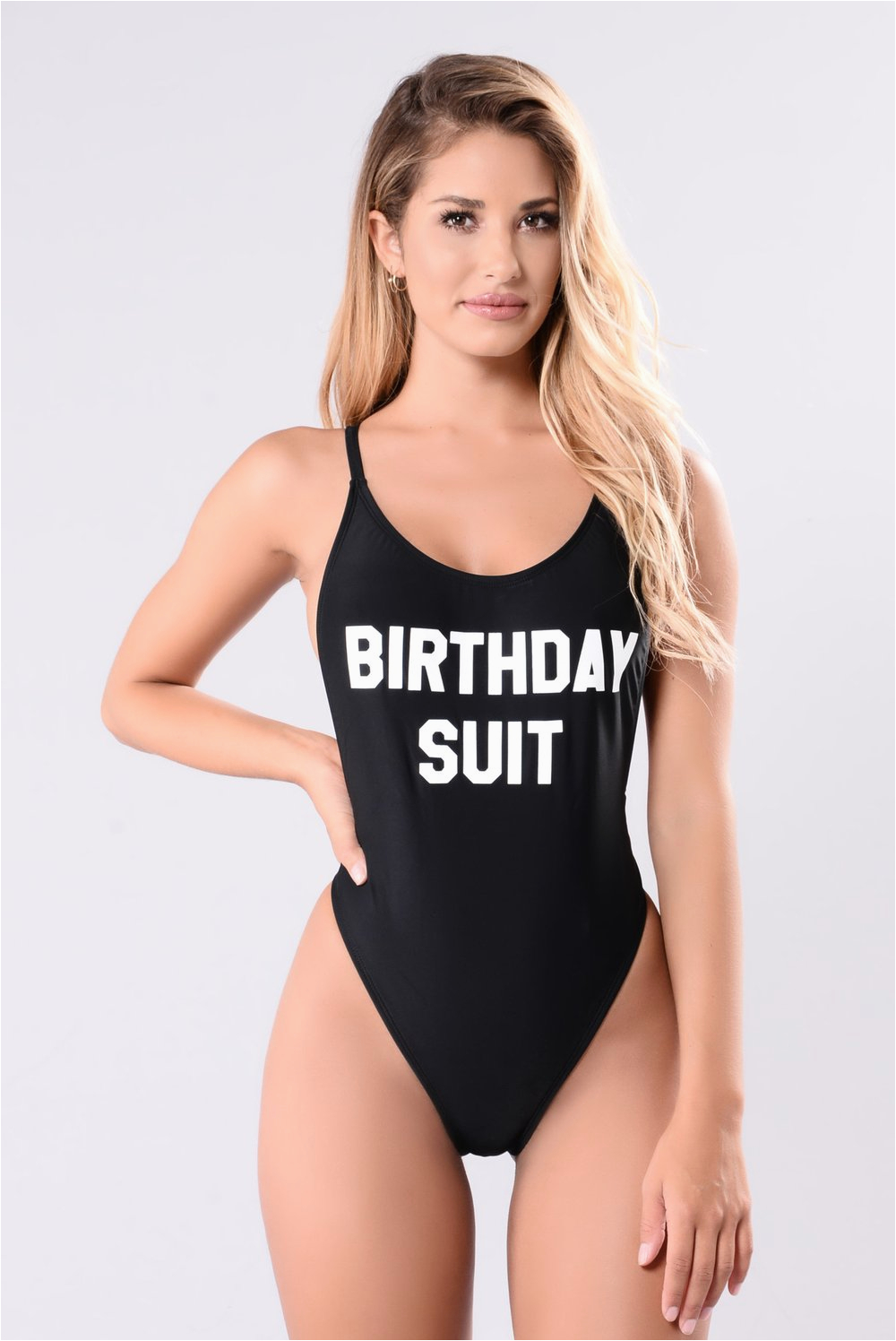 Birthday Girl Bathing Suit Birthday Suit Swimsuit Black